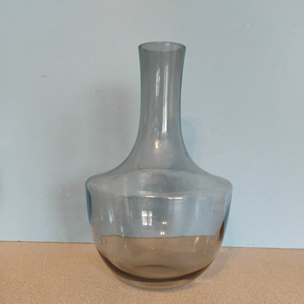 Ikea Vintage Smoked Glass Decanter Hamta By Gunnel Sahlin